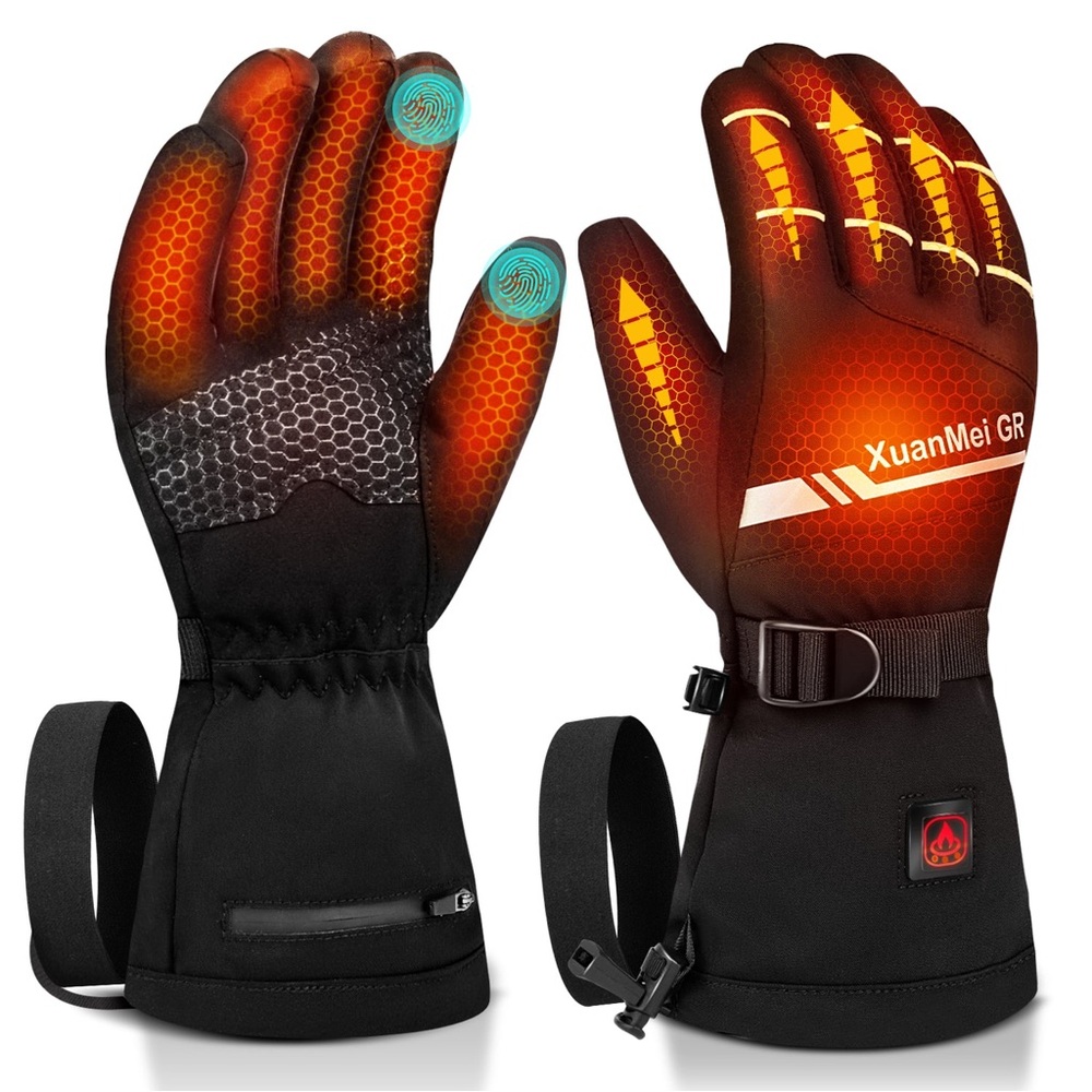 Heated Gloves Liners for Men Women Rechargeable Battery Powered Gloves